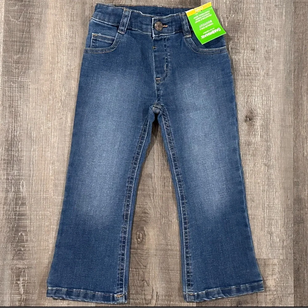 💞 New Toddler Girls 3T Medium Wash Bootcut Jeans